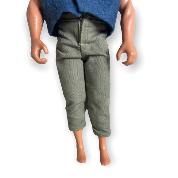 Vintage Action Figure with Blue Vest and Green Pants - Picture 4 of 7